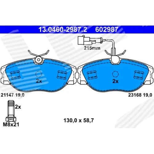 BRAKE PADS FOR DISC BRAKES - 0