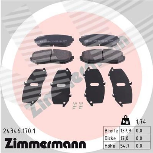 BRAKE PADS FOR DISC BRAKES - 0