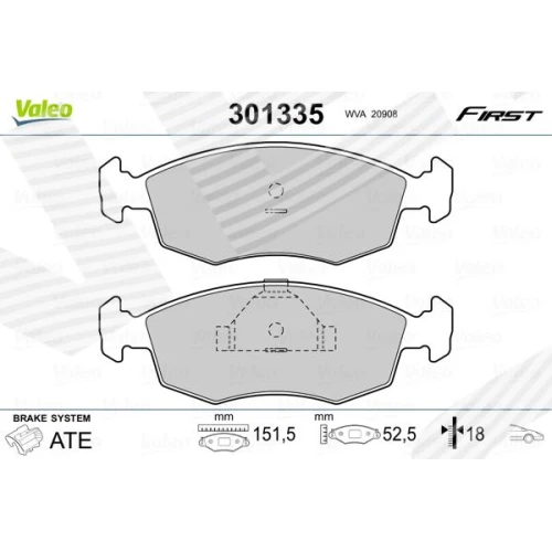 BRAKE PADS FOR DISC BRAKES - 0