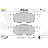 Brake pads for disc brakes