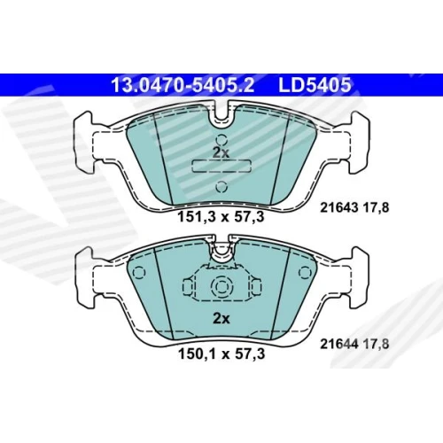 BRAKE PADS FOR DISC BRAKES - 0