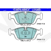 Brake pads for disc brakes