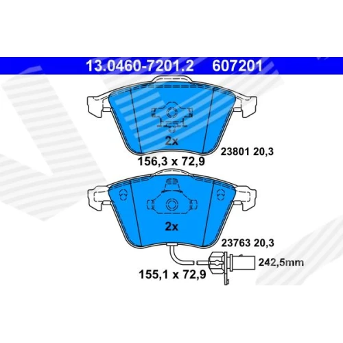 BRAKE PADS FOR DISC BRAKES - 0