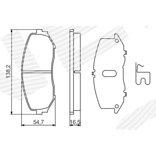 BRAKE PADS FOR DISC BRAKES - 6