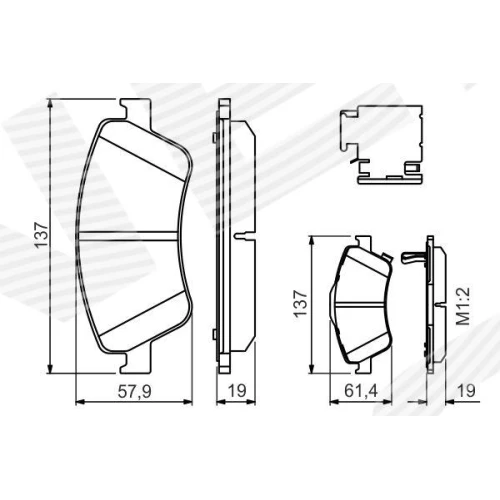 BRAKE PADS FOR DISC BRAKES - 6