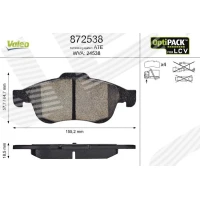 Brake pads for disc brakes