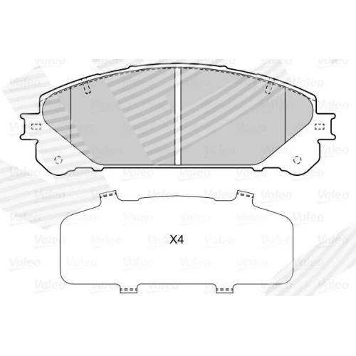 BRAKE PADS FOR DISC BRAKES - 1