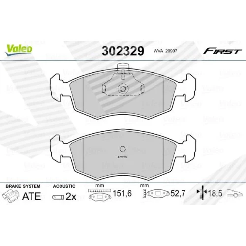 BRAKE PADS FOR DISC BRAKES - 0