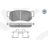 Brake pads for disc brakes