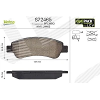 Brake pads for disc brakes