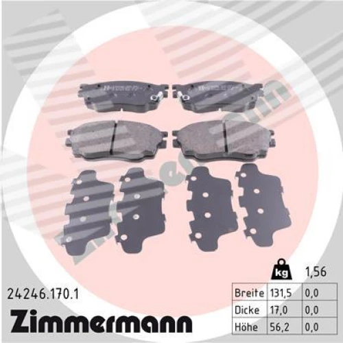 BRAKE PADS FOR DISC BRAKES - 0