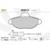 Brake pads for disc brakes