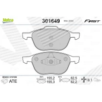 Brake pads for disc brakes