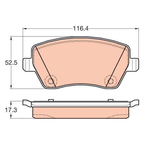 BRAKE PADS FOR DISC BRAKES - 0