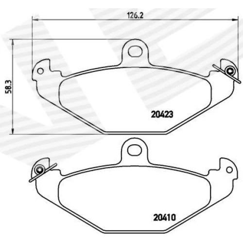 BRAKE PADS FOR DISC BRAKES - 0