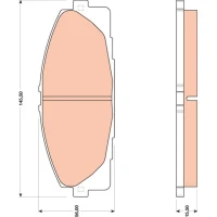 Brake pads for disc brakes