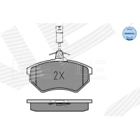 Brake pads for disc brakes