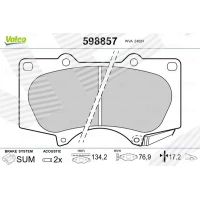 Brake pads for disc brakes