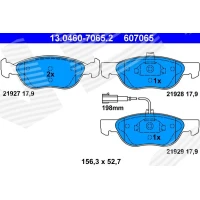 Brake pads for disc brakes