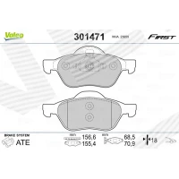 Brake pads for disc brakes