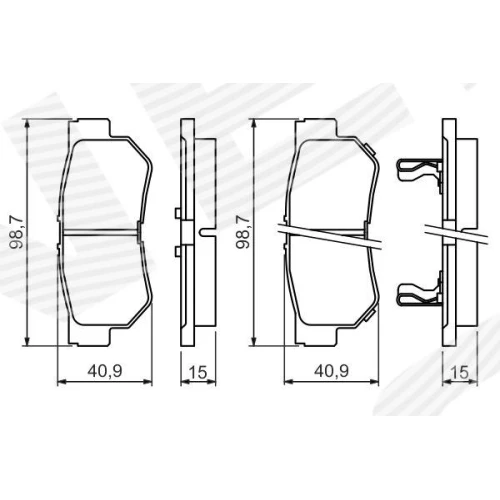 BRAKE PADS FOR DISC BRAKES - 4