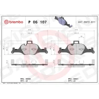 Brake pads for disc brakes