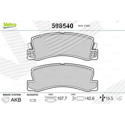 BRAKE PADS FOR DISC BRAKES - 0