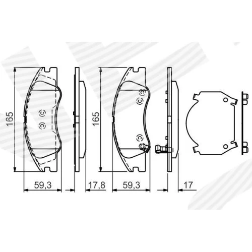 BRAKE PADS FOR DISC BRAKES - 0