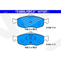 Brake pads for disc brakes