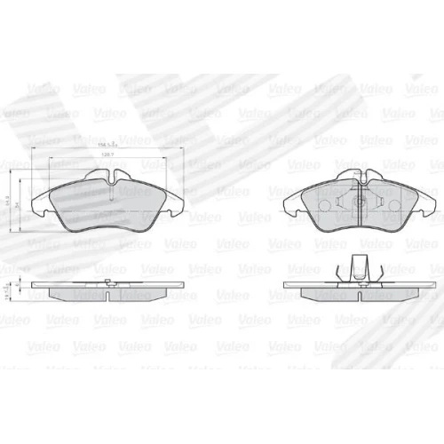 BRAKE PADS FOR DISC BRAKES - 1