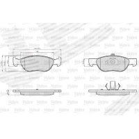 Brake pads for disc brakes