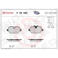 Brake pads for disc brakes