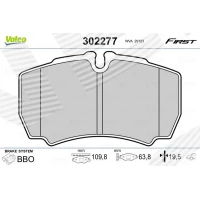 Brake pads for disc brakes