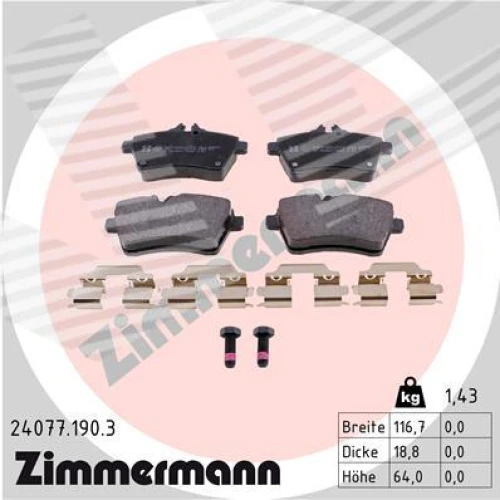 BRAKE PADS FOR DISC BRAKES - 0