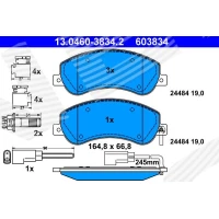 Brake pads for disc brakes