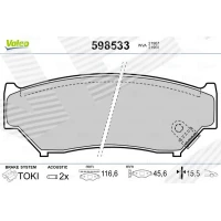 Brake pads for disc brakes