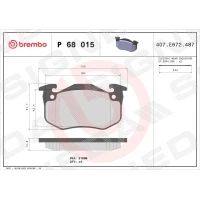 Brake pads for disc brakes