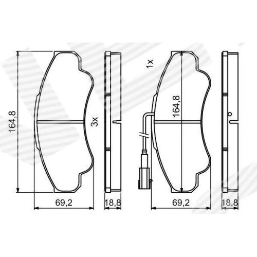 BRAKE PADS FOR DISC BRAKES - 6