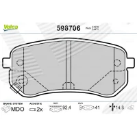 Brake pads for disc brakes