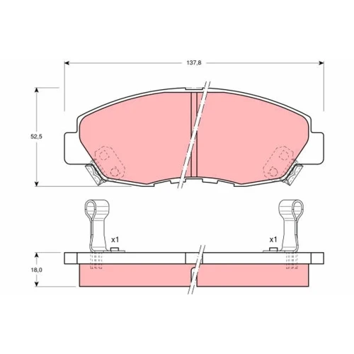 BRAKE PADS FOR DISC BRAKES - 0