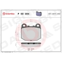 Brake pads for disc brakes