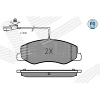 Brake pads for disc brakes