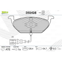 Brake pads for disc brakes