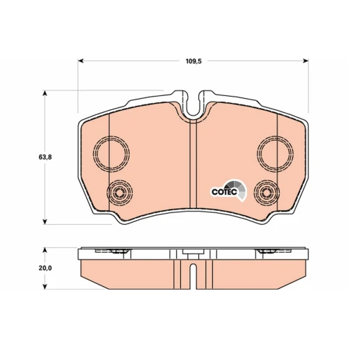 BRAKE PADS FOR DISC BRAKES - 0