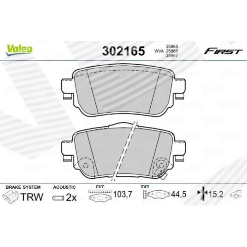 BRAKE PADS FOR DISC BRAKES - 0