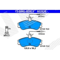 Brake pads for disc brakes