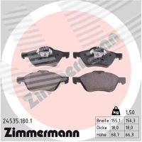 Brake pads for disc brakes