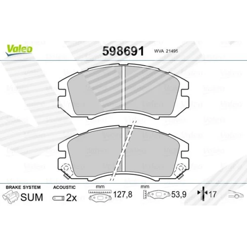 BRAKE PADS FOR DISC BRAKES - 0