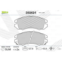 Brake pads for disc brakes