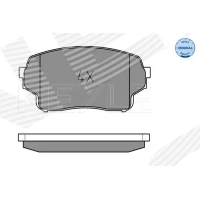 Brake pads for disc brakes